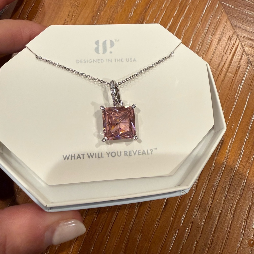 BP - Radiant Journey Pink Pendant Necklace- new